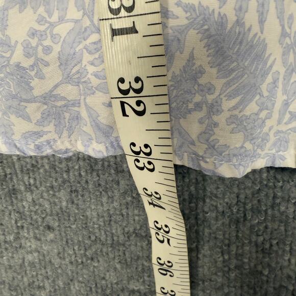 Lulus Large Off The Shoulder Shift Mini Dress White Floral Cottagecore Milkmaid - Picture 12 of 12